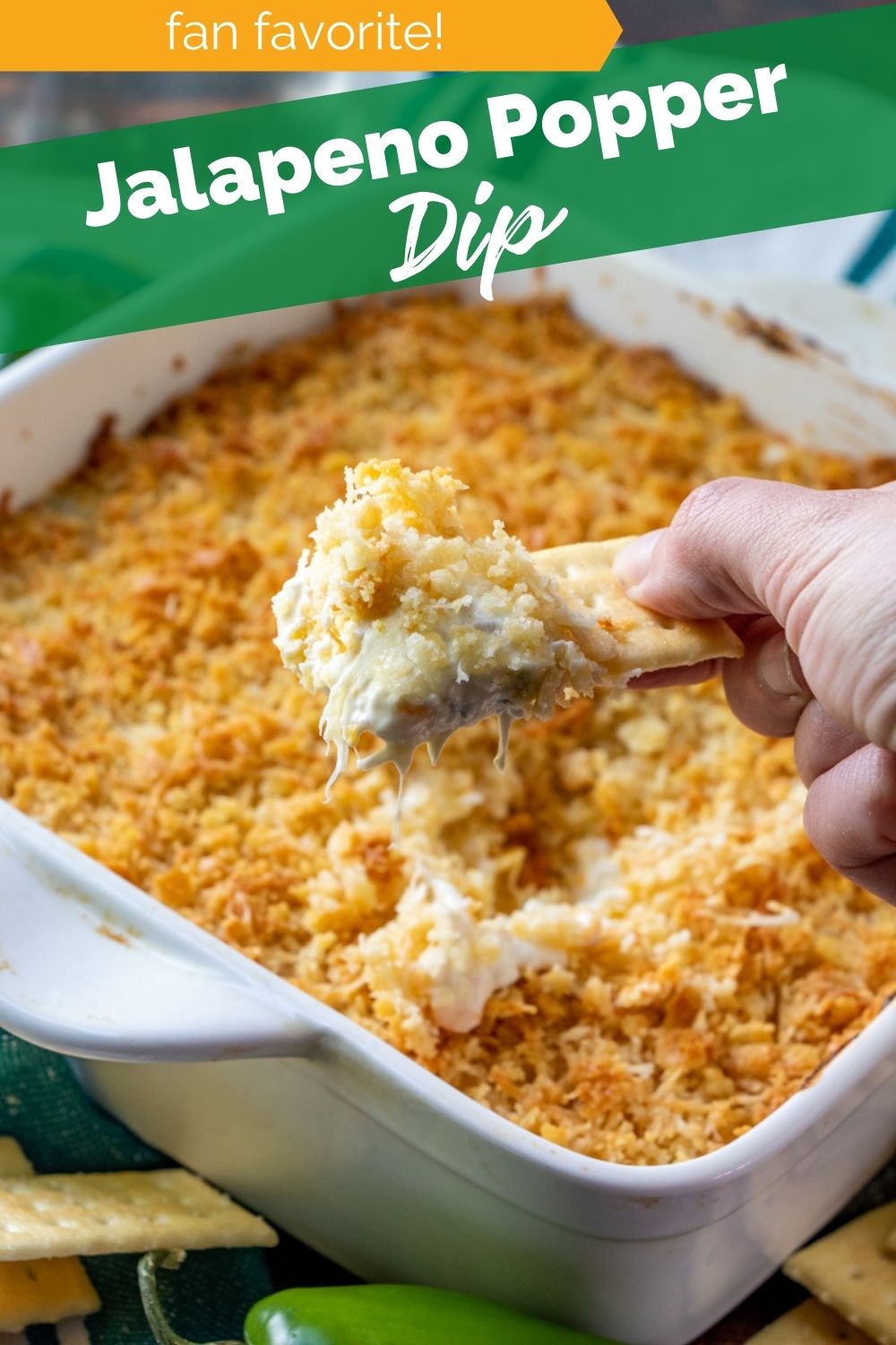 Baked Jalapeno Popper Dip - Family Fresh Meals