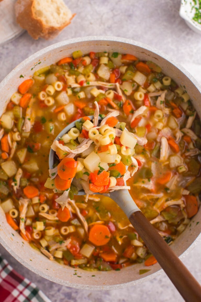 Sicilian Chicken Noodle Soup