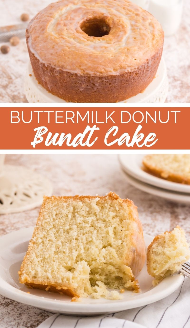 I think it’s safe to say that this Buttermilk Glazed Donut Bundt Cake will soon be on your favorite dessert list. via @familyfresh