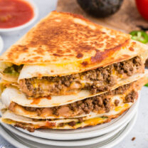 Tik Tok Famous Taco Quesadillas