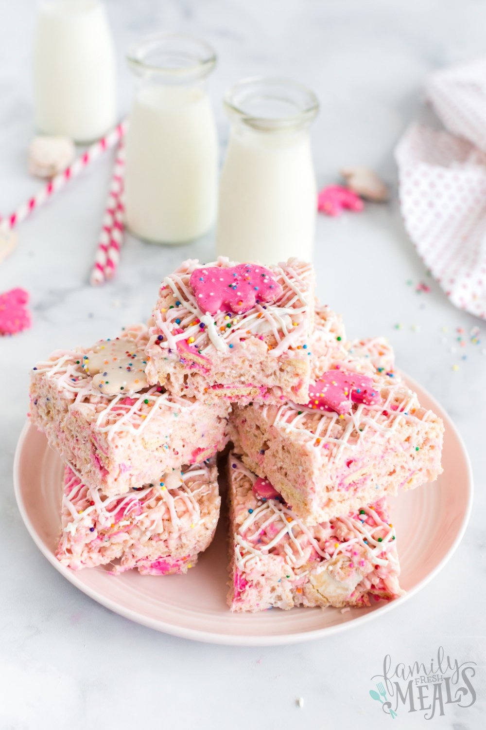 Animal Cookie Rice Krispie Treats-image