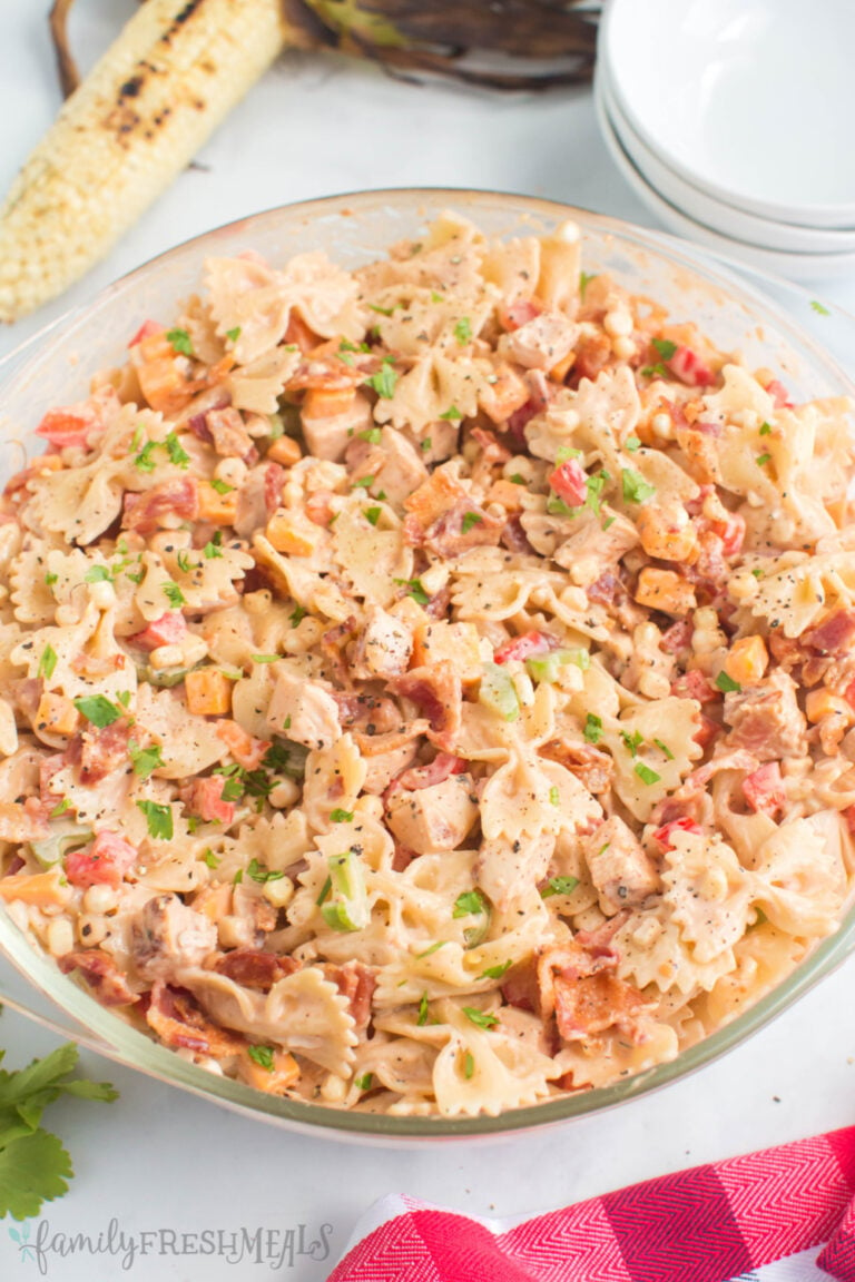 BBQ Chicken Pasta Salad