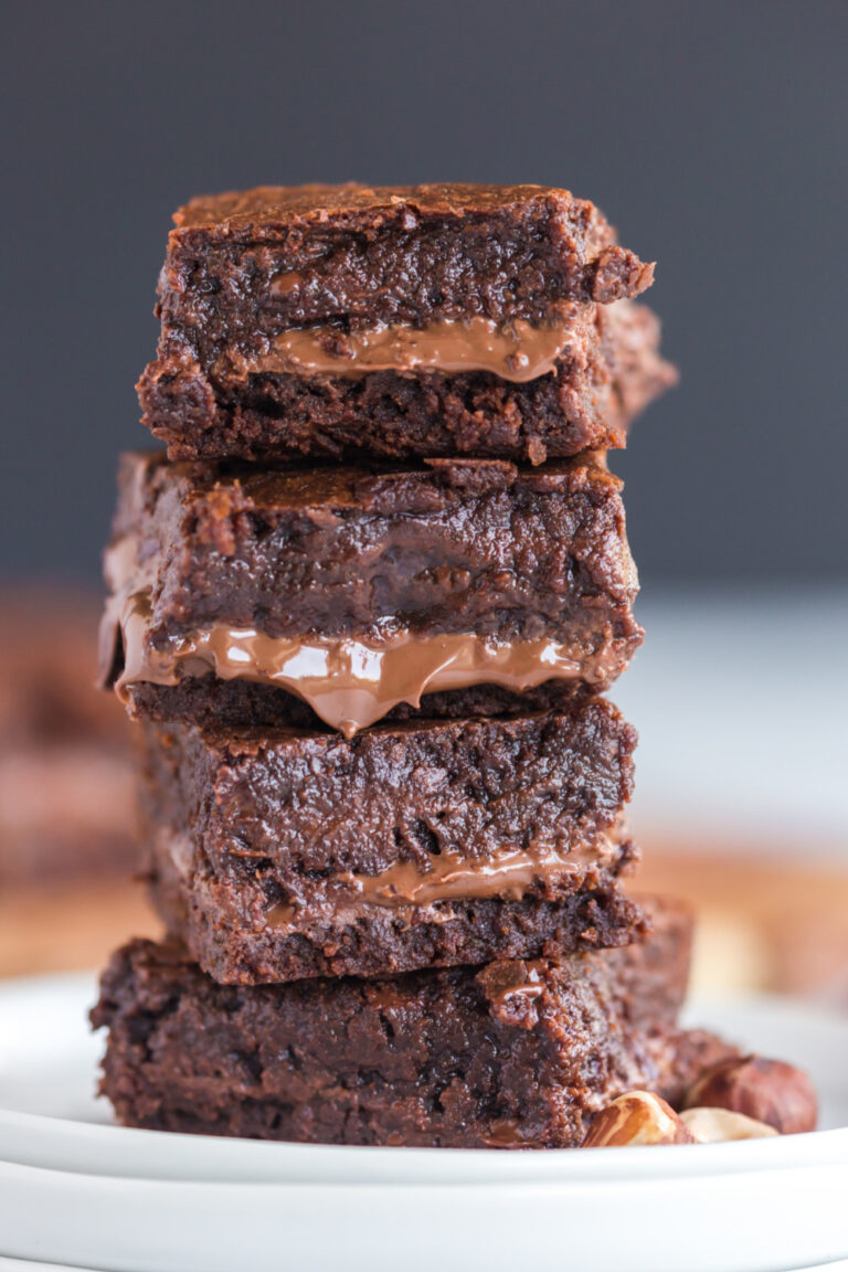 Nutella Stuffed Brownies Family Fresh Meals