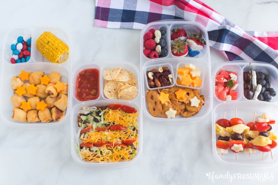4th of July Lunchbox Ideas - Family Fresh Meals