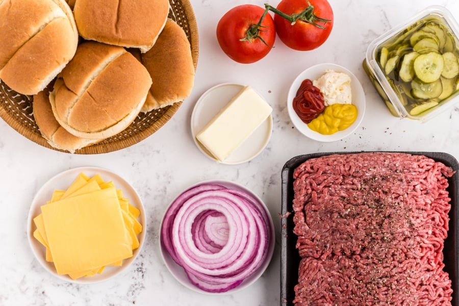 Butter Burgers- ingredients