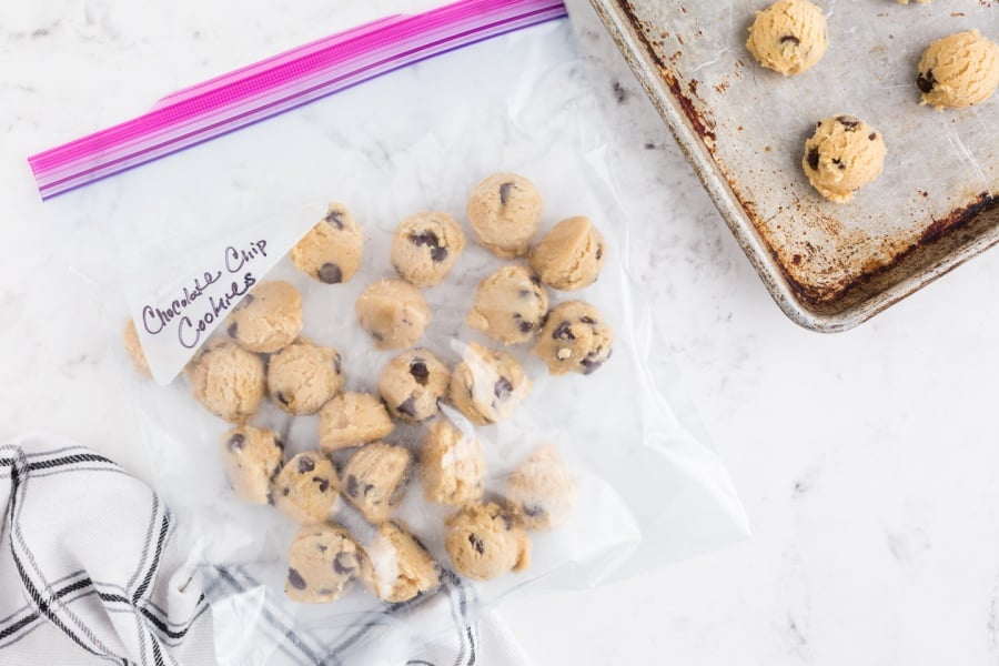 Freeze and Bake Air Fryer Chocolate Chip Cookies - Family Fresh Meals