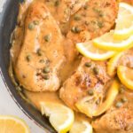 Chicken Piccata in a pan
