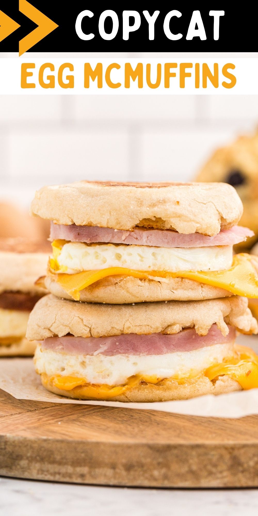 Make-Ahead, Healthy Egg McMuffin Copycats, Recipe