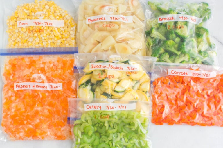 How to Freeze Fresh Vegetables Family Fresh Meals