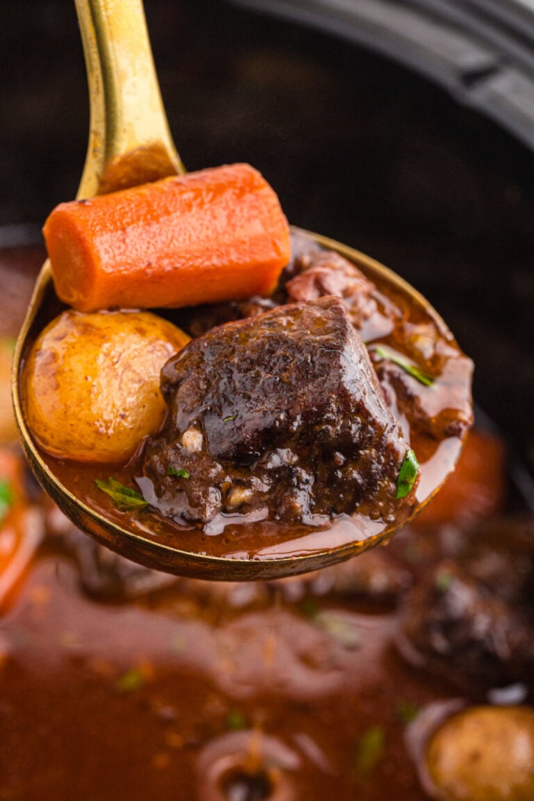 Crockpot Beef Bourguignon