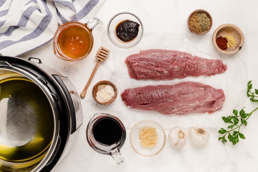 Ingredients for Instant Pot Pork Tenderloin