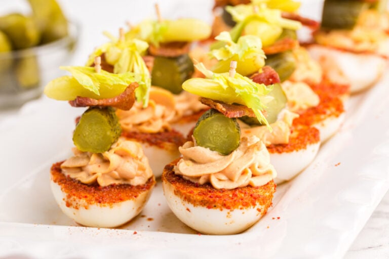 Bloody Mary Deviled Eggs Kitchen