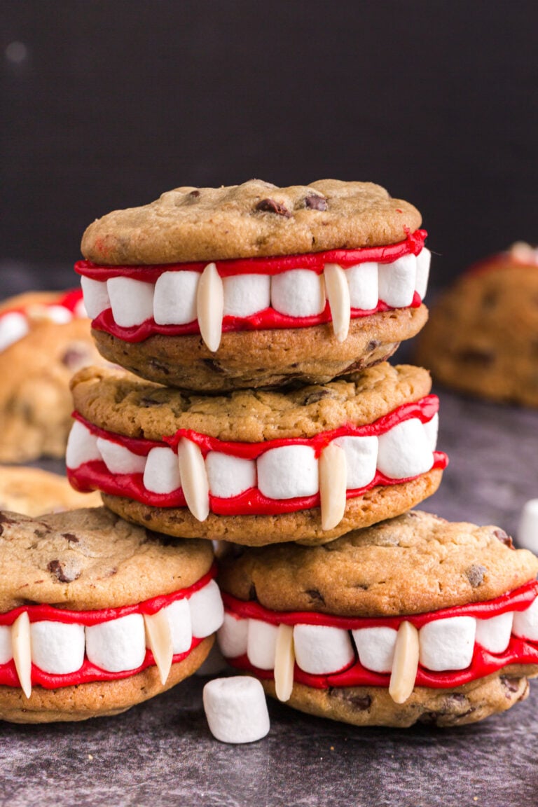 Vampire Teeth Cookies