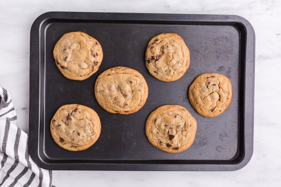 cookies on baking sheet