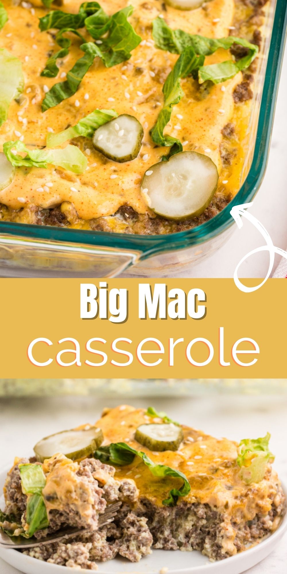 Looking for a take-out alternative that you know the whole family will love? This Big Mac Casserole may just be the thing! via @familyfresh