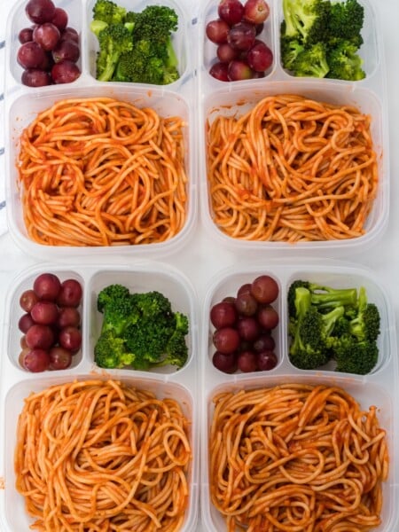 4 Spaghetti Easy Lunch box Idea