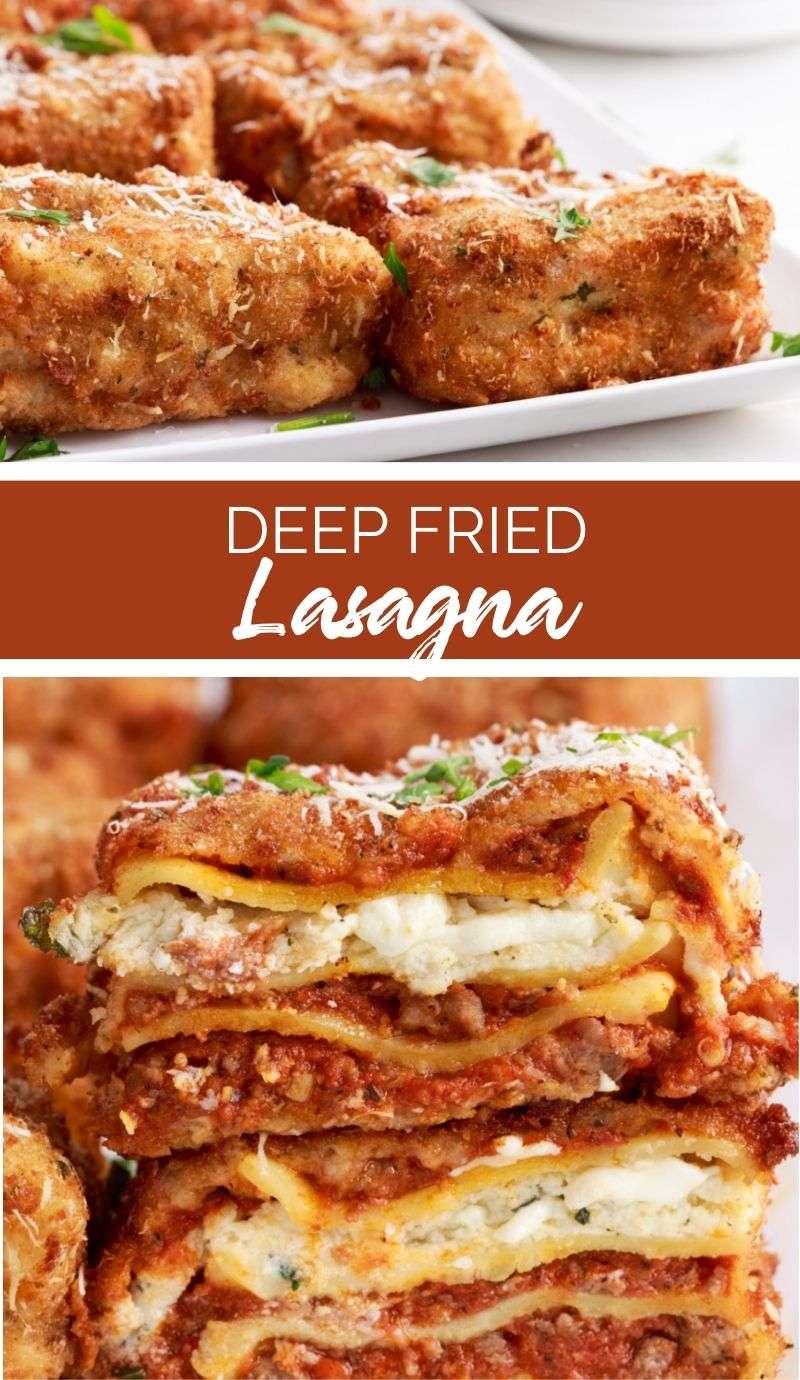 It’s hard to imagine how anything could make lasagna any more awesome, right? Just wait until you try this Deep Fried Lasagna! via @familyfresh