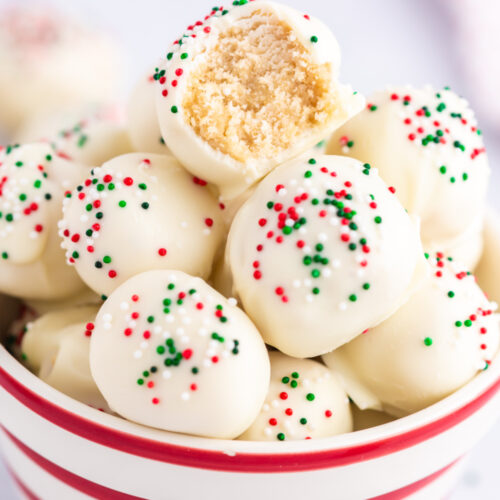 Easy Sugar Cookie Truffles - Belly Full