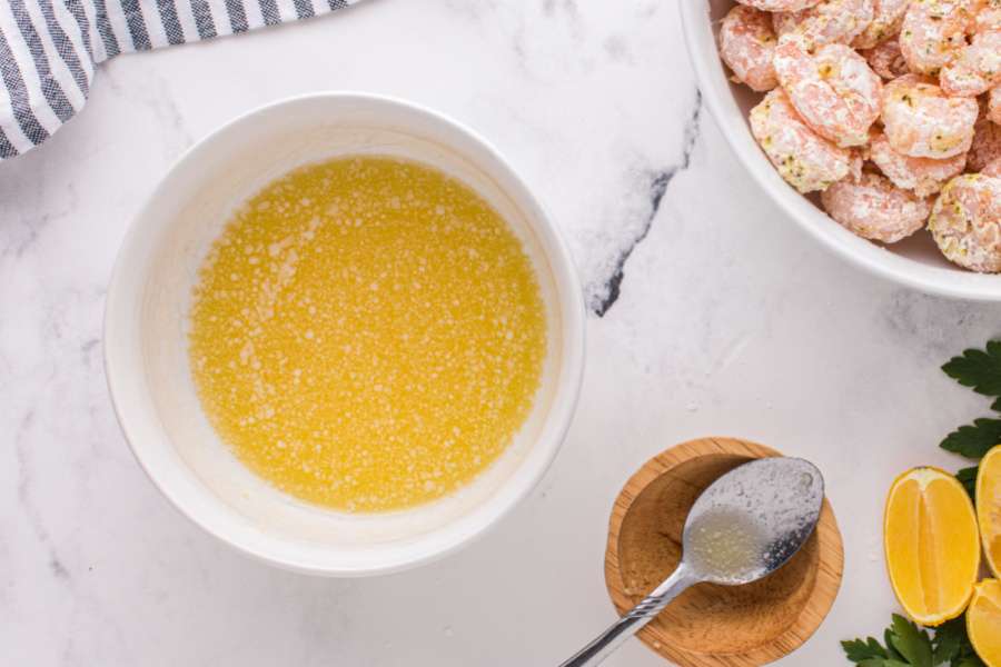 butter mixture in a bowl