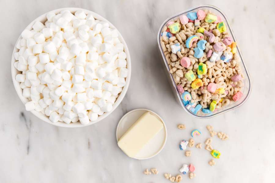 ingredients for lucky charms rice krispie treats