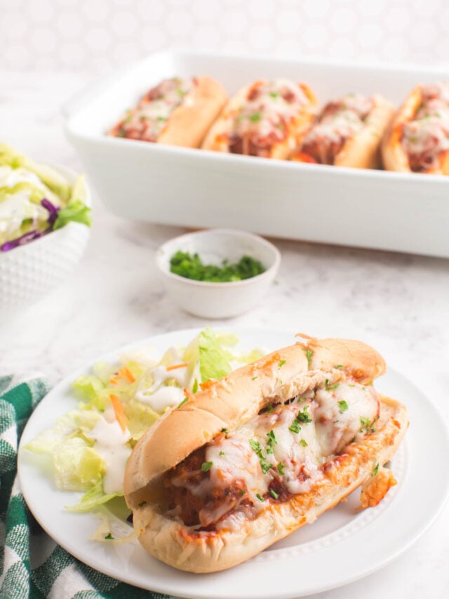 Baked Meatball Subs Recipe