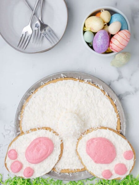 Bunny Butt Cookie Cake