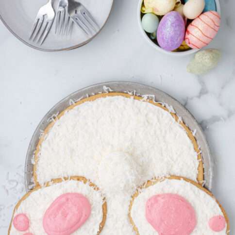 Bunny Butt Cookie Cake