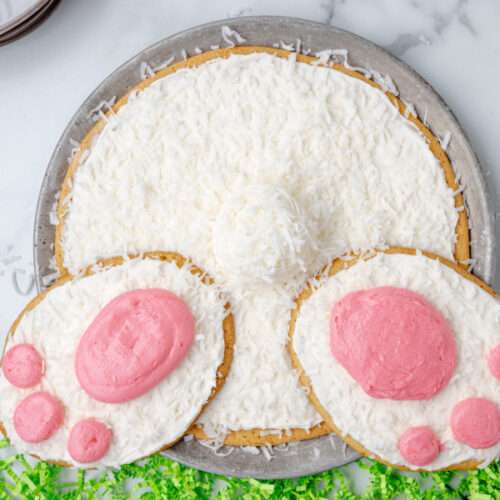 Bunny Butt Cookie Cake