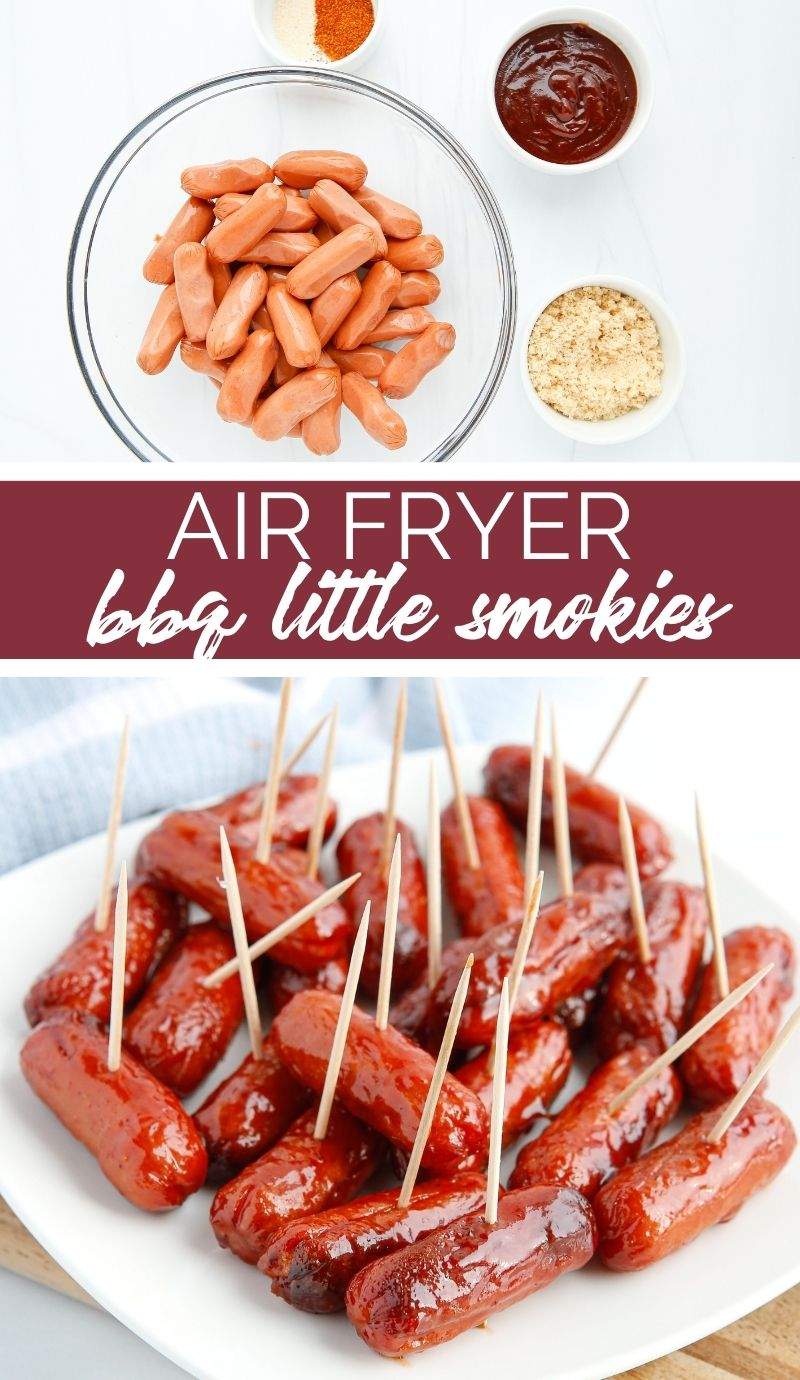 These Air Fryer BBQ Little Smokies are one of my top favorite appetizers to serve and enjoy at parties, or when watching a big game with the family. via @familyfresh