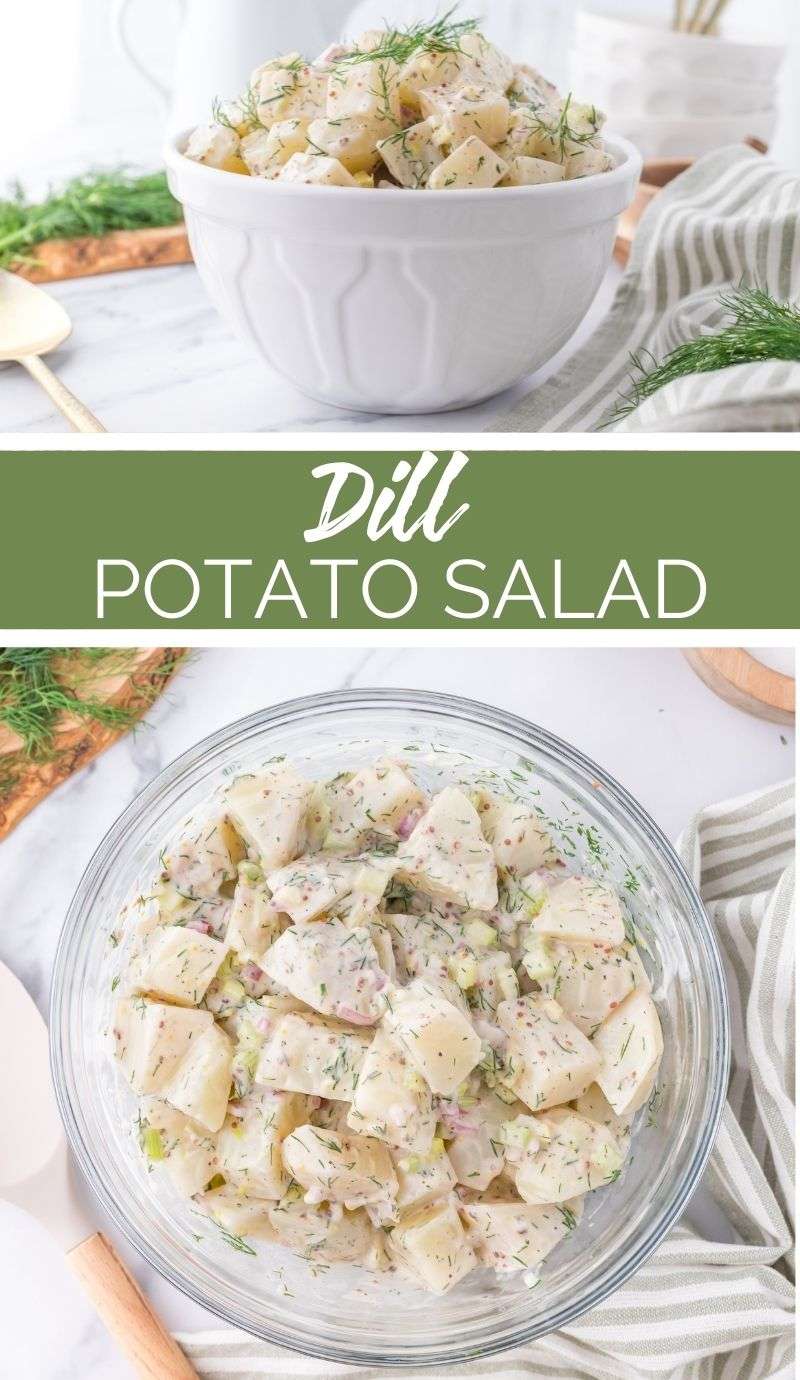This Dill Potato Salad is perfect for backyard barbecues or potluck dinners. Easy to make and a dish that everyone will enjoy! via @familyfresh