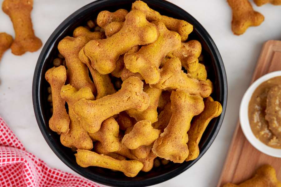 Homemade Dog Treats in a bowl