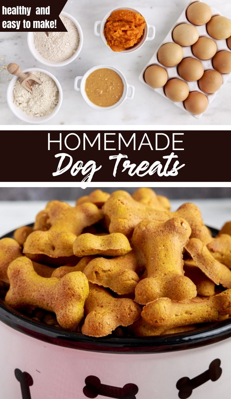 Store bought treats aren’t necessarily all that healthy for your dog. Making your own Homemade Dog Treats is rewarding and much cheaper than commercial treats! via @familyfresh