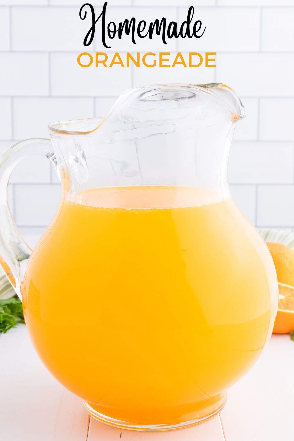 With the flavors of orange, lemon, and honey in one ice-cold glass, this Homemade Orangeade is set to become your new favorite summer drink. via @familyfresh
