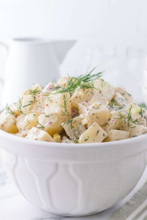 Dill Potato Salad in bowl