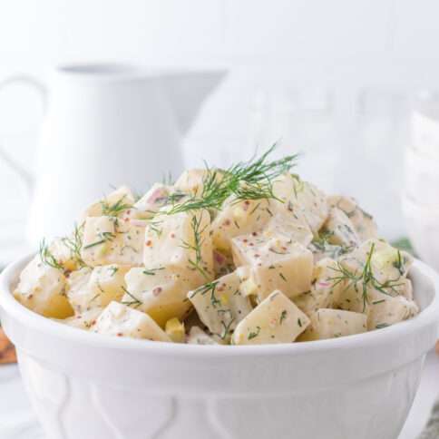 Dill Potato Salad in bowl