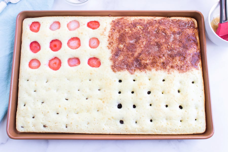 baked sheet pan pancake