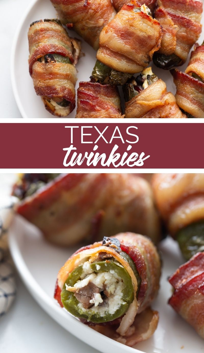 These Texas Twinkies can be cooked in the oven orin a smoker. Stuffed with cream cheese and brisket these are the perfect party appetizer! via @familyfresh