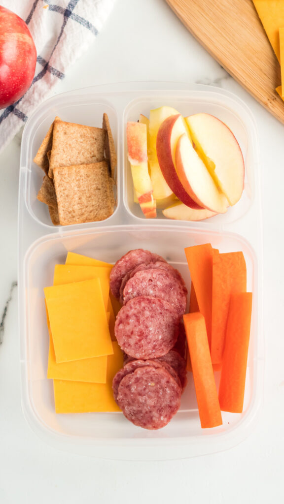 Salami Cheese and Crackers Lunchbox Idea Todaysinfo