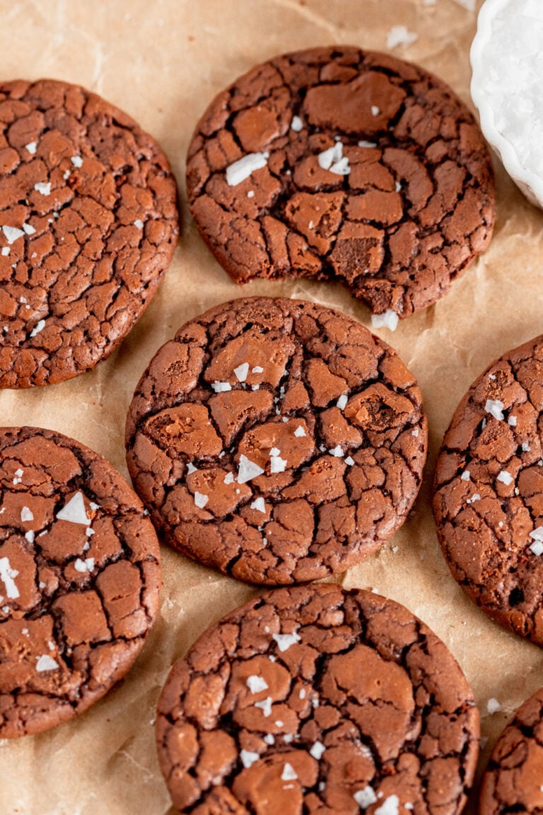 Sea Salt Brownie Cookies