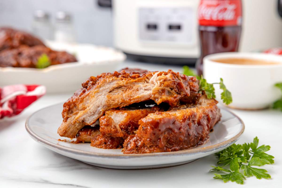 Crockpot Coke Ribs - Family Fresh Meals