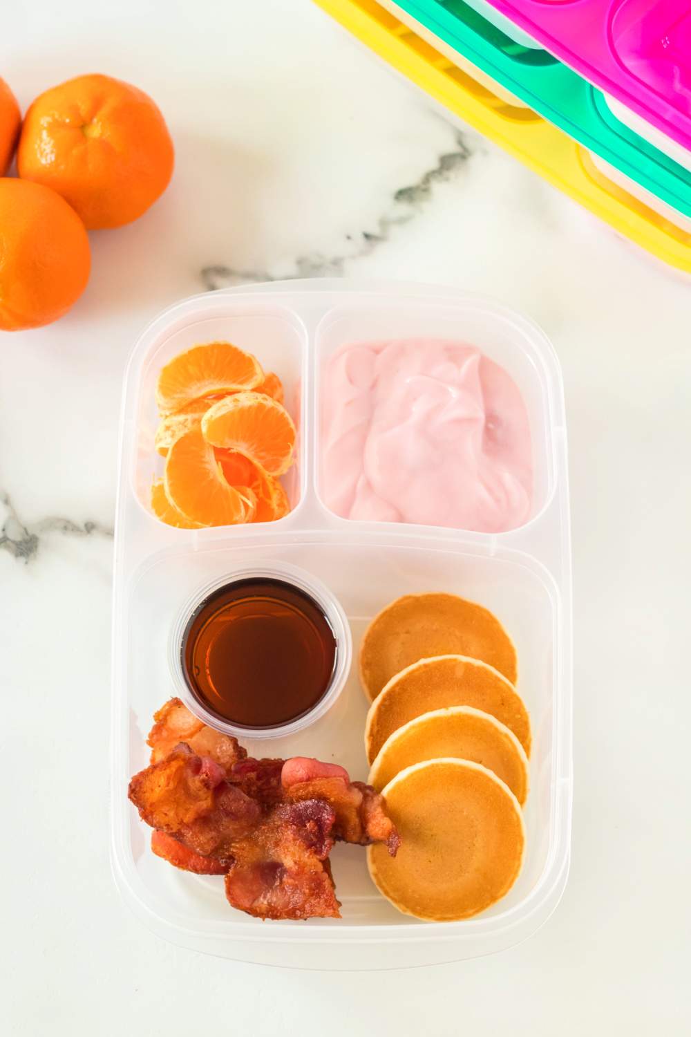breakfast packed in a lunchbox