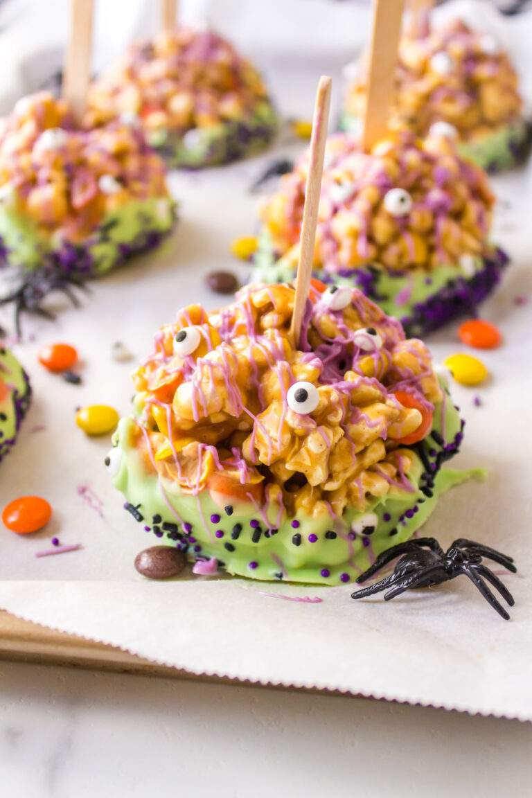 Halloween Popcorn Balls 