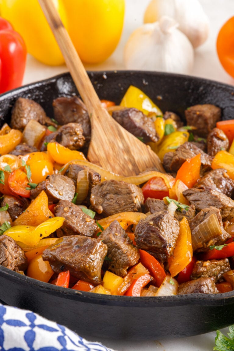 Beef Tips and Peppers