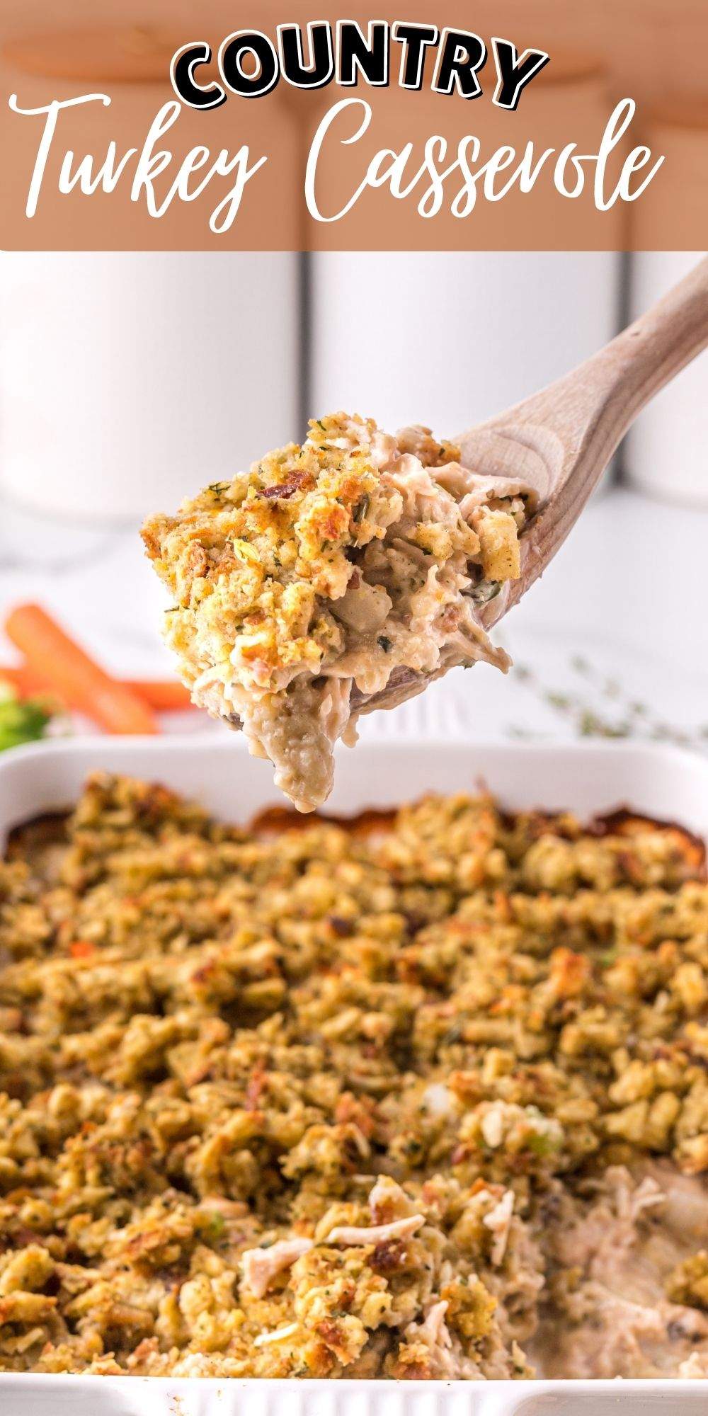 This Country Turkey Casserole is the perfect casserole you can make with all the leftovers in your fridge. via @familyfresh
