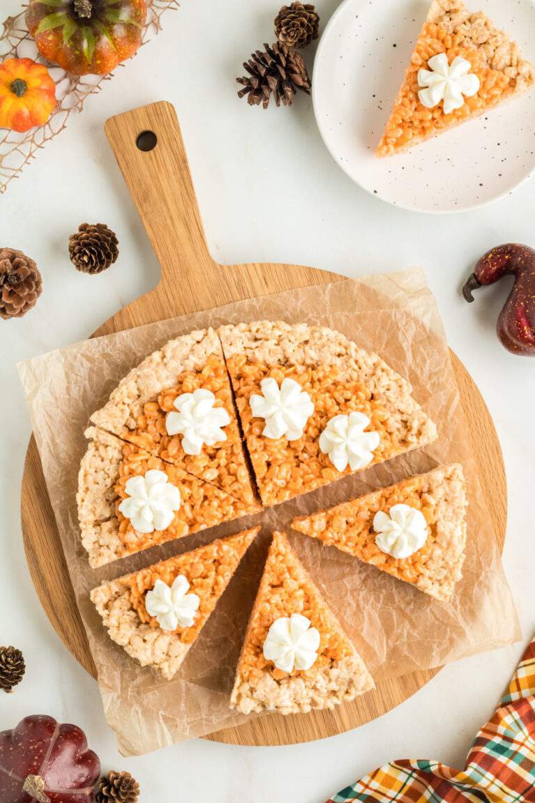 Pumpkin Pie Rice Krispies Treats