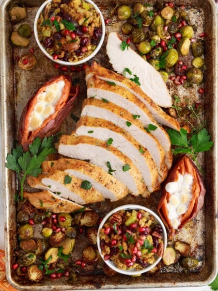 Thanksgiving Sheet Pan Dinner for Two