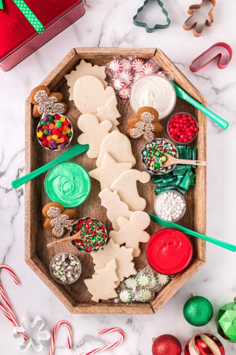 Christmas Sugar Cookie Decorating Board