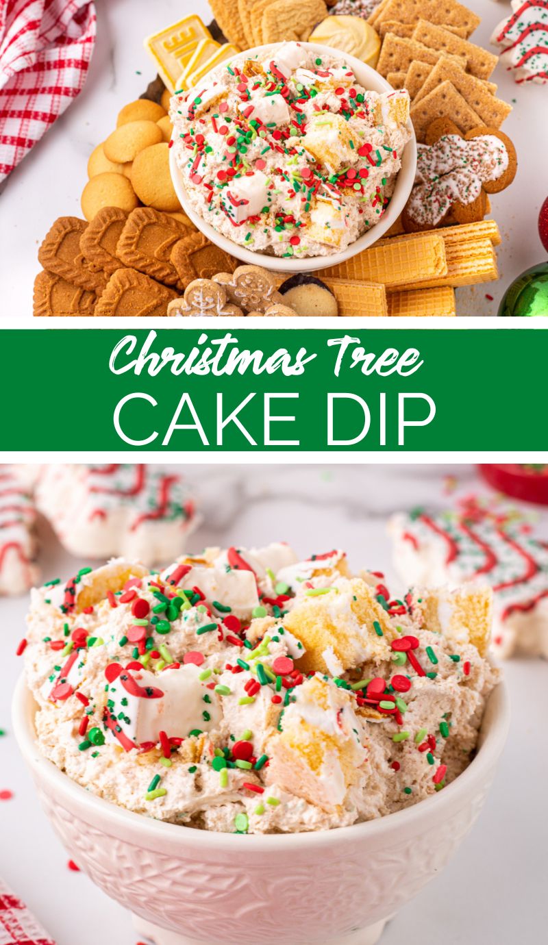 Christmas Tree Cake Dip recipe from Family Fresh Meals via @familyfresh