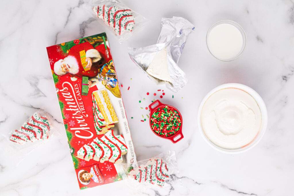 Christmas Tree Dip ingredients