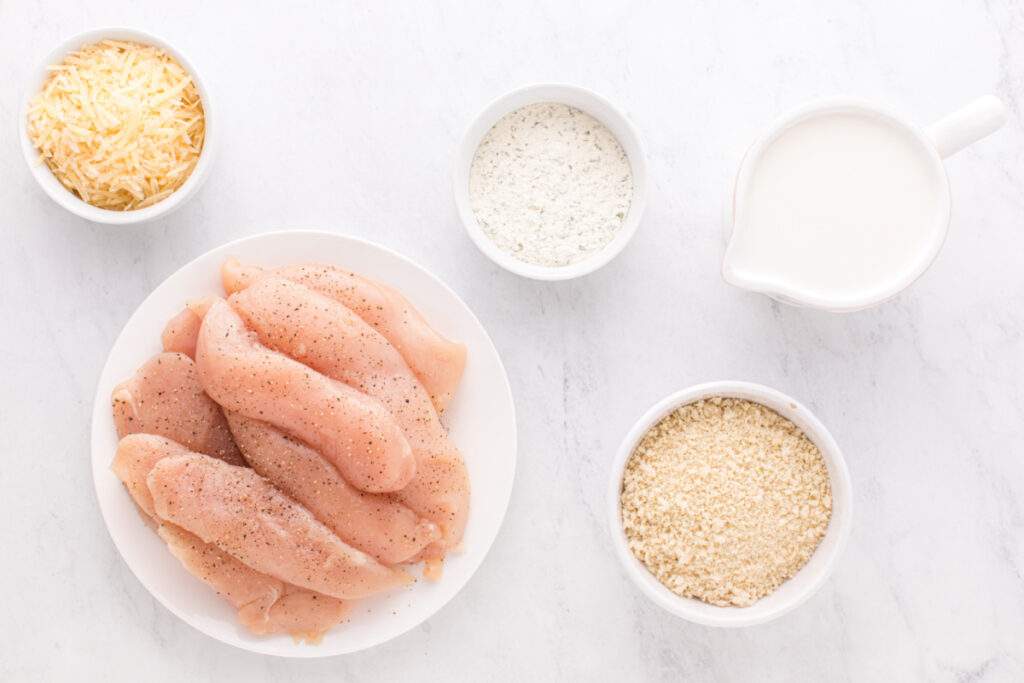 ingredients for Air Fryer Ranch Chicken